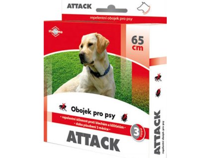 STACHEMA Obojok pre psy STACHEMA ATTACK antiparazitné 65 cm