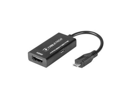CABLETECH Adaptér CABLETECH MHL Micro USB HDMI FullHD KOM0933