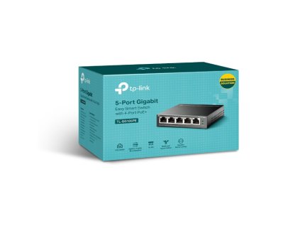 TP-Link TP-Link TL-SG105PE, Switch 5-Port/1000Mbps/De/PoE+