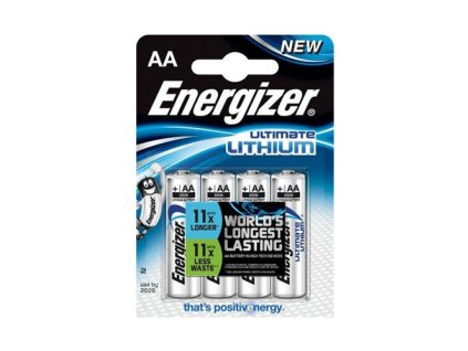 ENERGIZER ENERGIZER Ultimate Lithium AA, Batérie, LR6, 4ks