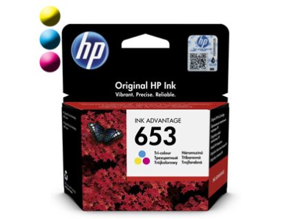 HP HP Cartridge 3YM74AE CMY HP653