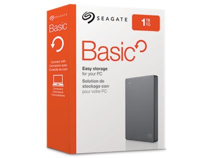 Seagate SEAGATE Basic Portable 2,5" USB3.0 1TB, sivý