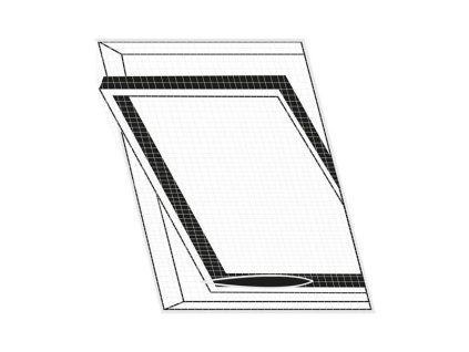 ORION Sieť proti hmyzu na strešné okno ORION 120x140 cm biela