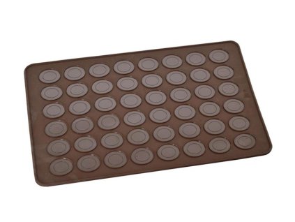 ORION Forma na pečenie ORION Makrónky silikón hnedá