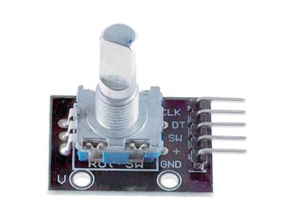 TIPA Rotačný encoder s tlačidlom KX-040 - pre Arduino