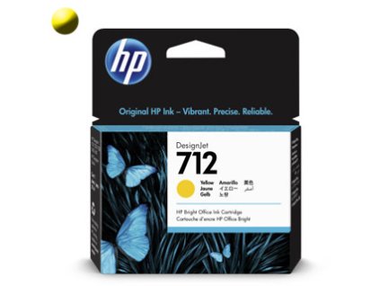 HP HP Cartridge HP 712 Žltá (3ED69A)