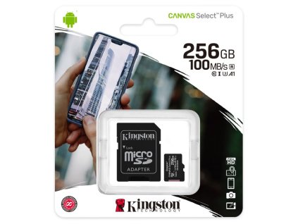 Kingston KINGSTON Micro SDXC CANVAS SP 256GB UHS-I + ada