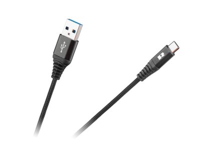 REBEL Kábel REBEL USB/USB-C čierny 2m