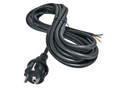 GETI Flexo šnúra gumená 3x2,5mm 3m čierna Geti