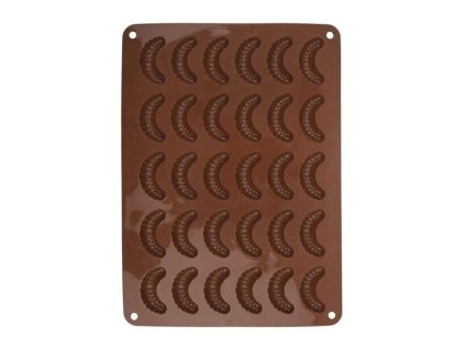 ORION Forma na pečenie ORION Rožtek 30 silikón hnedá