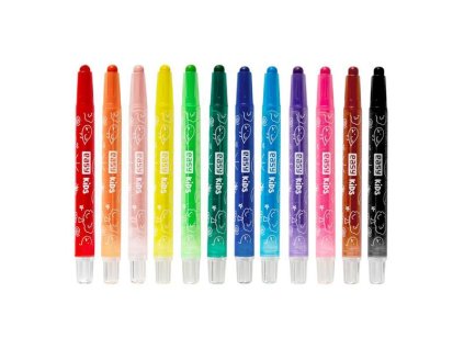 EASY Pastelky EASY TWIST vysúvací 12ks