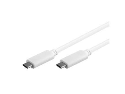 TIPA Kábel USB 3.1 C / USB C konektor 1m biely