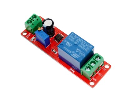 TIPA Modul časového oneskorenia s relé 1-10s, modul s NE555, napájanie 12V