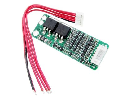 TIPA Ochranný obvod a balancér pre 5 Li-Ion článkov 18650, prúd do 15A