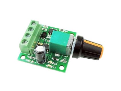 TIPA Regulátor otáčok PWM jednosmerných motorov alebo LED svetiel do 2A