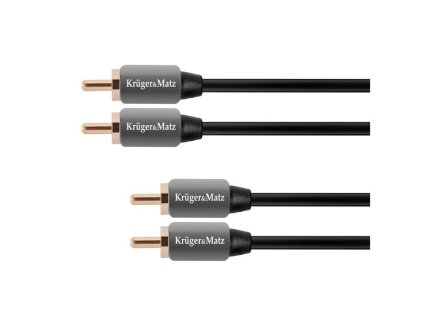 KRUGERMATZ Kábel KRUGER & MATZ 2xCINCH konektor/2xCINCH konektor 1,8m KM0305