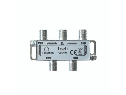 GETI Anténny rozbočovač GETI GSS104 4 výstupy