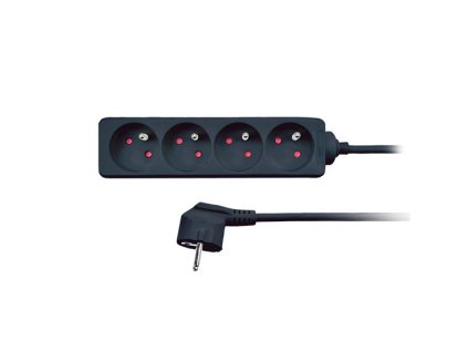 SOLIGHT Predlžovací kábel 4 zásuvky 3m SOLIGHT PP28