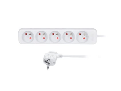 SOLIGHT Predlžovací kábel 5 zásuviek 5m SOLIGHT PP43