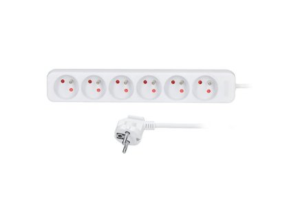 SOLIGHT Predlžovací kábel 6 zásuviek 5m SOLIGHT PP63