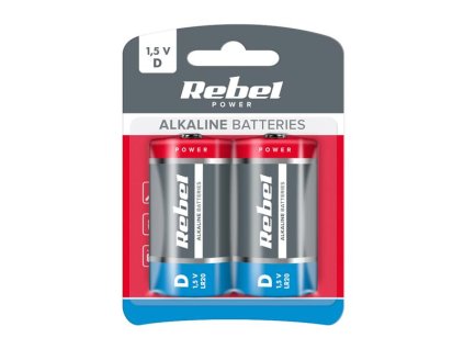REBEL Batéria D (R20) alkalická REBEL Alkaline Power 2BP BAT0064B