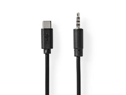 NEDIS Kábel USB-C - Jack 3,5mm NEDIS CCGB65950BK10