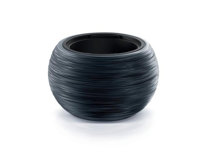 PROSPERPLAST Kvetináč FURU BOWL antracit 37,8 cm