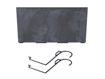 PROSPERPLAST Hrantík URBI CASE BETON EFFECT W antracit 39,5cm