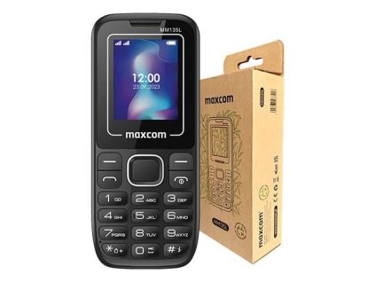 Maxcom MAXCOM Telefón DUAL Sim MM135 Light, čierno-modrý
