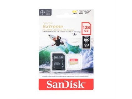 SanDisk SanDisk Extreme SDXC 128 GB 170MB/s V30 + ada