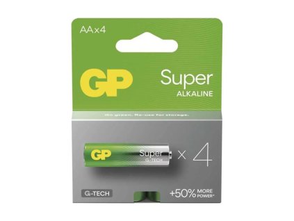GP Batérie AA (R6) alkalická GP Super 4ks