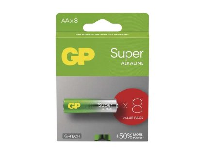 GP Batérie AA (R6) alkalická GP Super 8ks