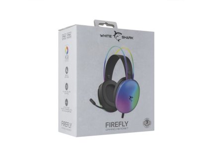 White Shark White Shark GH-2342 FIREFLY, Herné slúchadlá, čier