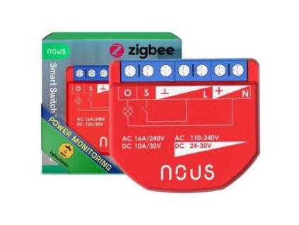 Nous NOUS B2Z, ZigBee SMART Switch, prepínač (s mera)
