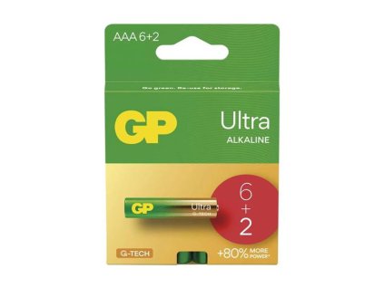 GP Batéria AAA (R03) alkalická GP Ultra 8ks