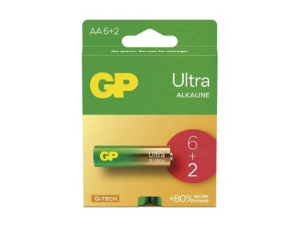 GP Batéria AA (R6) alkalická GP Ultra 8ks