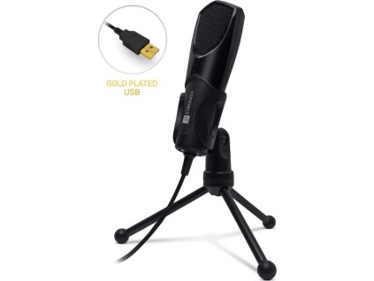 Connect IT CONNECT IT YouMic BLACK, Mikrofón a stojan
