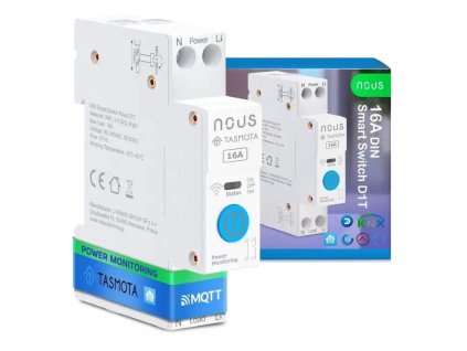 Nous NOUS D1T, Tasmota DIN SMART Switch, prepínač