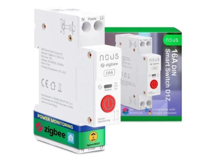 Nous NOUS D1Z, ZigBee DIN SMART Switch, prepínač