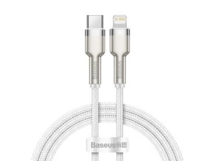 BASEUS Kábel BASEUS Cafule USB-C/Lightning 2m White 20W