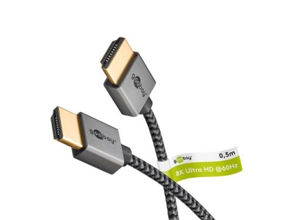 GOOBAY Kábel GOOBAY 75756 HDMI Slim Ultra High Speed 2.1 8K 0,5m