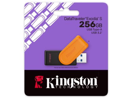 Kingston KINGSTON DataTraveler EXODIA S, 256GB, čie/ora
