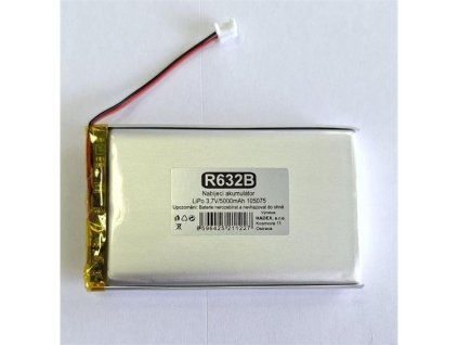 HADEX Nabíjacie batérie LiPo 3,7V/5000mAh 105075 HADEX