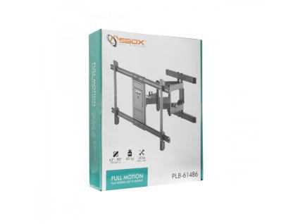 SBOX SBOX PLB-61486, TV Držiak na stenu 43"-90"