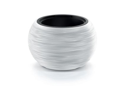 PROSPERPLAST Kvetináč FURU BOWL biely 37,8 cm