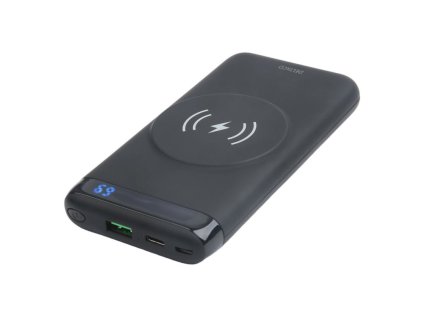 Deltaco DELTACO PB-Q1003, Qi Powerbank 10000mAh, čierna
