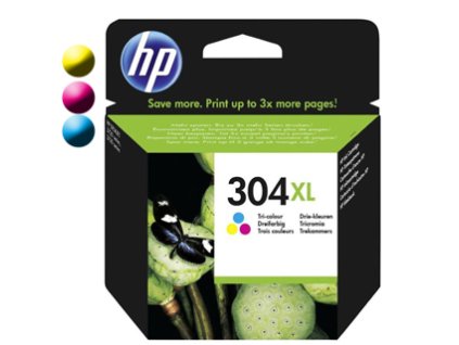 HP HP Cartridge HP 304XL Color 7ml (N9K07AE)