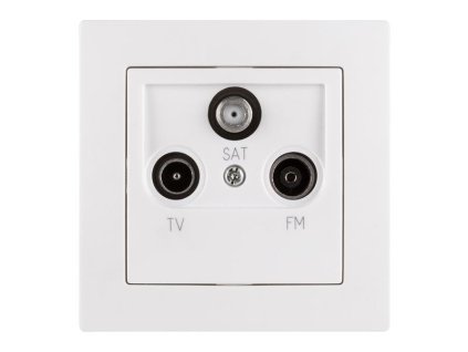 RETLUX Zásuvka satelitnýá priebežná RETLUX RSB A369F AMY