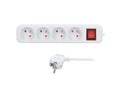 SOLIGHT Predlžovací kábel 4 zásuvky 5m SOLIGHT PP33X