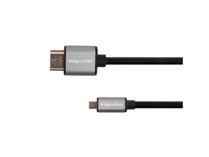KRUGERMATZ Kábel KRUGER & MATZ KM1238 Basic HDMI / micro HDMI 1,8m